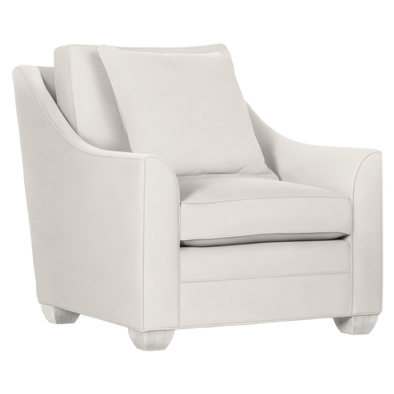 Chaise 37,5 po Nicholas, Parchemin Nadia, Casablanca