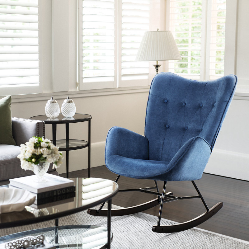 Rocking Chair Cresson, Blue