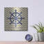  «Ship Wheel 2» par Erin Clark, art mural en métal, 24 po x 24 po-654813788