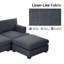 Canapé modulaire 61,62 po 2 places pour salon modulaire-1213459148