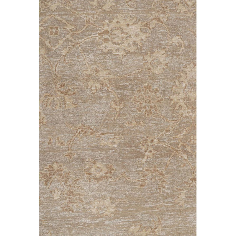Handmade Silk and Wool Area Rug
