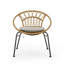 Chaise de patio avec coussin Cece