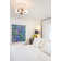 Bhushan Fabric Semi Flush Mount