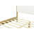 Boucle Upholstered Bed With Rubberwood Legs, KING