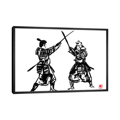 Touching Swords II by Péchane - Print on Canvas