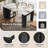 Extendable Dining Table With 3 Removable Middle Leaves, Mobile Rolling Island Table With Power Outlet, Saving-Space Cabinet With Storage For Dining Room And Living Room-120311071-120311072