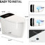 Toilette intelligente avec bidet intégré, eau chaude, sécheuse et technologie de jet siphonique nocturne, alimenté par batterie, plusieurs méthodes de rinçage, fonctions du bidet, siège chauffant, chasse automatique, chasse à distance,