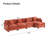 Schmucker L Shaped Modular Sectional Sofa, Oversized Cloud Couch With Ottoman-889629286-889349991