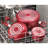 T-fal Essentials Non-stick Cookware, 3 Quart Saucepan, Red
