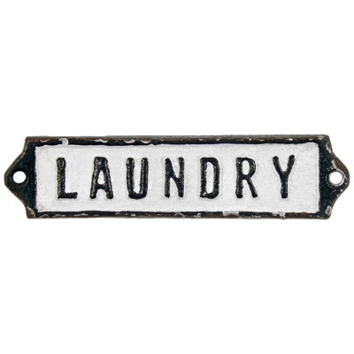 Laundry Door Label