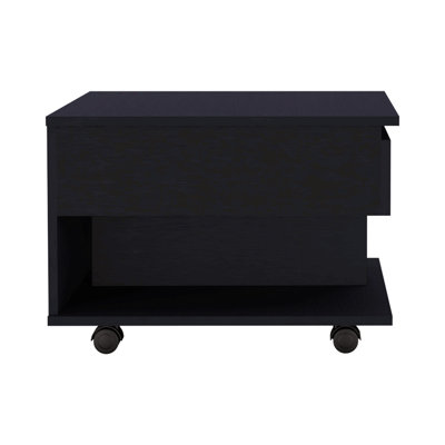 Lift Top Coffee Table, Casters, One Shelf