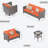Cedrial Premium All-Weather Wicker 7 - Person Patio Conversation Set with Cushions-1112983899