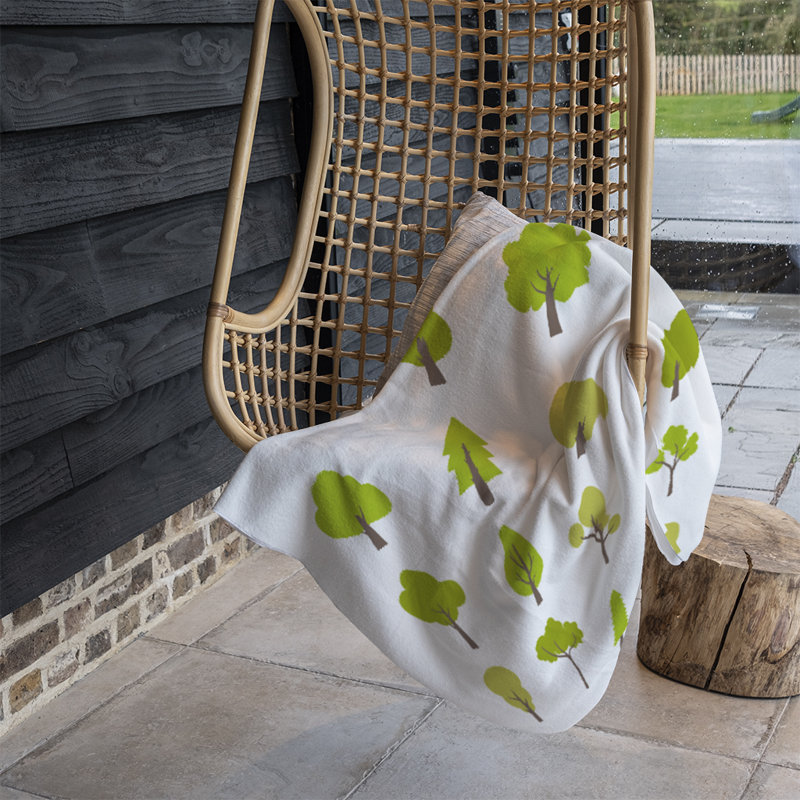 Dominiqua Plain Weave / Muslin Throw Blanket