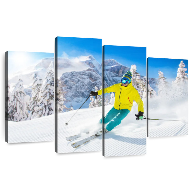Balade en ski alpin Sireci, H 22 po x l 36 po