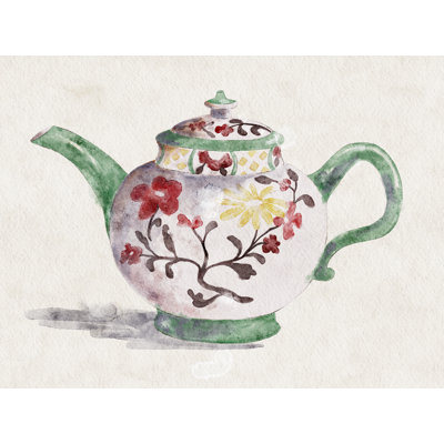 Tayia Little Teapot II by Regina Moore - Wrapped Canvas Print
