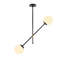 Luminaire suspendu sphérique unique à 2 lumières Gutierrez