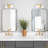 Versatile Wall Mirror For Home Decoration And Practical Use