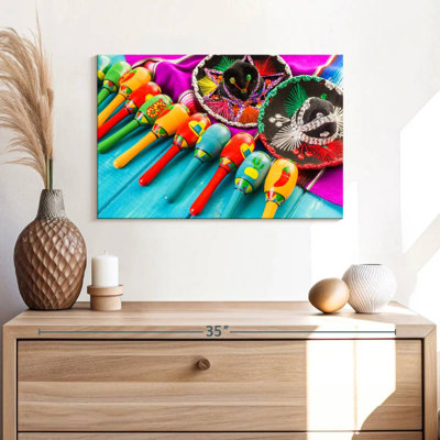 Maracas de la fête mexicaine Lelend