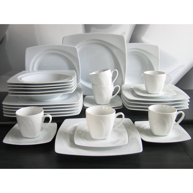 Celebration 30 Piece Bone China Dinnerware Set, Service for 6