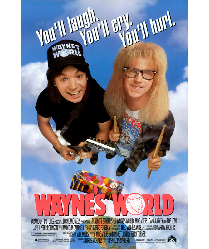 Waynes World, H 24 po x l 16 po