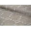 Wool Geometric Area Rug in Silver
