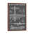 Toile avec cadre en bois brun classique est en rupture de stock