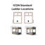 ICON Standard - Bunk Bed, Ladder Location A-904388757-904388766-904388764