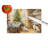 Borzoi Christmas Cookies Glass Cutting Board