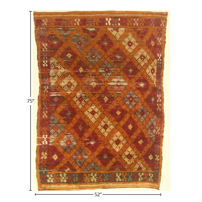 Rectangle 4'4'' X 6'3" Area Rug