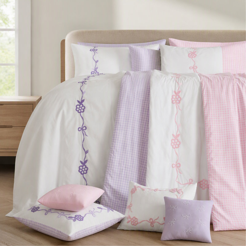 6-Piece Full/Queen Comforter Set,Purple