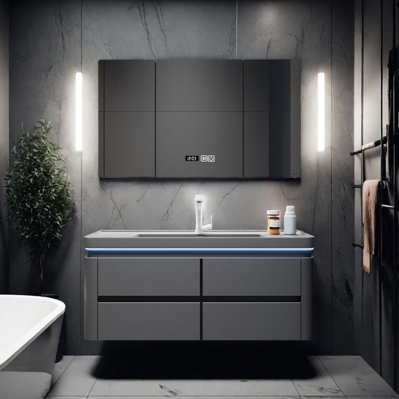 Italian-style simple bathroom cabinet