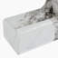 Table basse blanche avec table d'appoint blanche