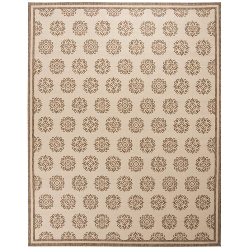 Goodson Beige/Cream Indoor/Outdoor Rug, Rectangle 155 x 229 cm