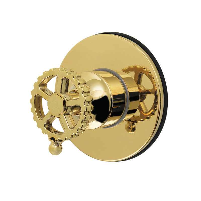 Kingston Brass Fuller Single-Handle Wall Mount Six-Way Diverter Valve with Trim Kit, null