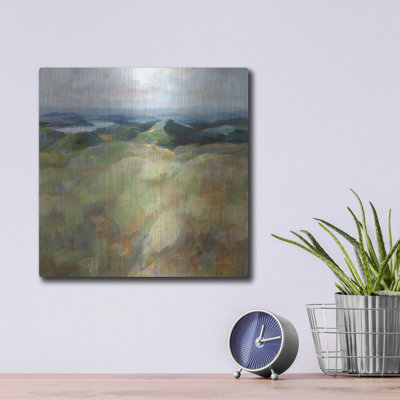 Winston Porter « Above The Lakes » par Danhui Nai, œuvre d'art murale en métal,
