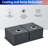 33'' L Double Bowl Stainless Steel Kitchen Sink