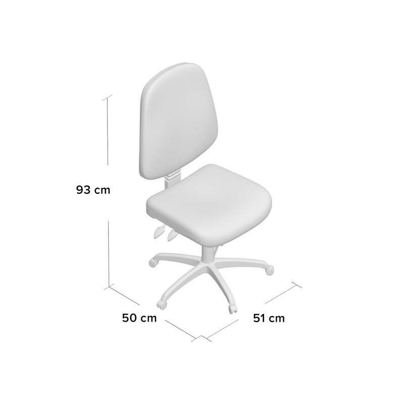 Office Chair, Blue