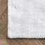Tapis blanc à poils longs performance tissé à la machine Ainsley-1384512704
