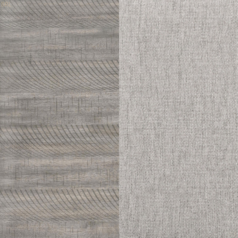 Ensemble de table de salle à manger gris et noir Centera, 5 pièces: table, 4 chaises