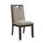 Ensemble de 2 chaises d'appoint rembourrées Alexa