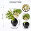 Fleurs artificielles avec vase