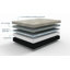 Matelas en mousse viscoélastique imprégnée de gel avec I-Gel et mousse alvéolée Evric-120891804