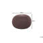 Arne 50cm Wide Round Pouf Ottoman-48189428