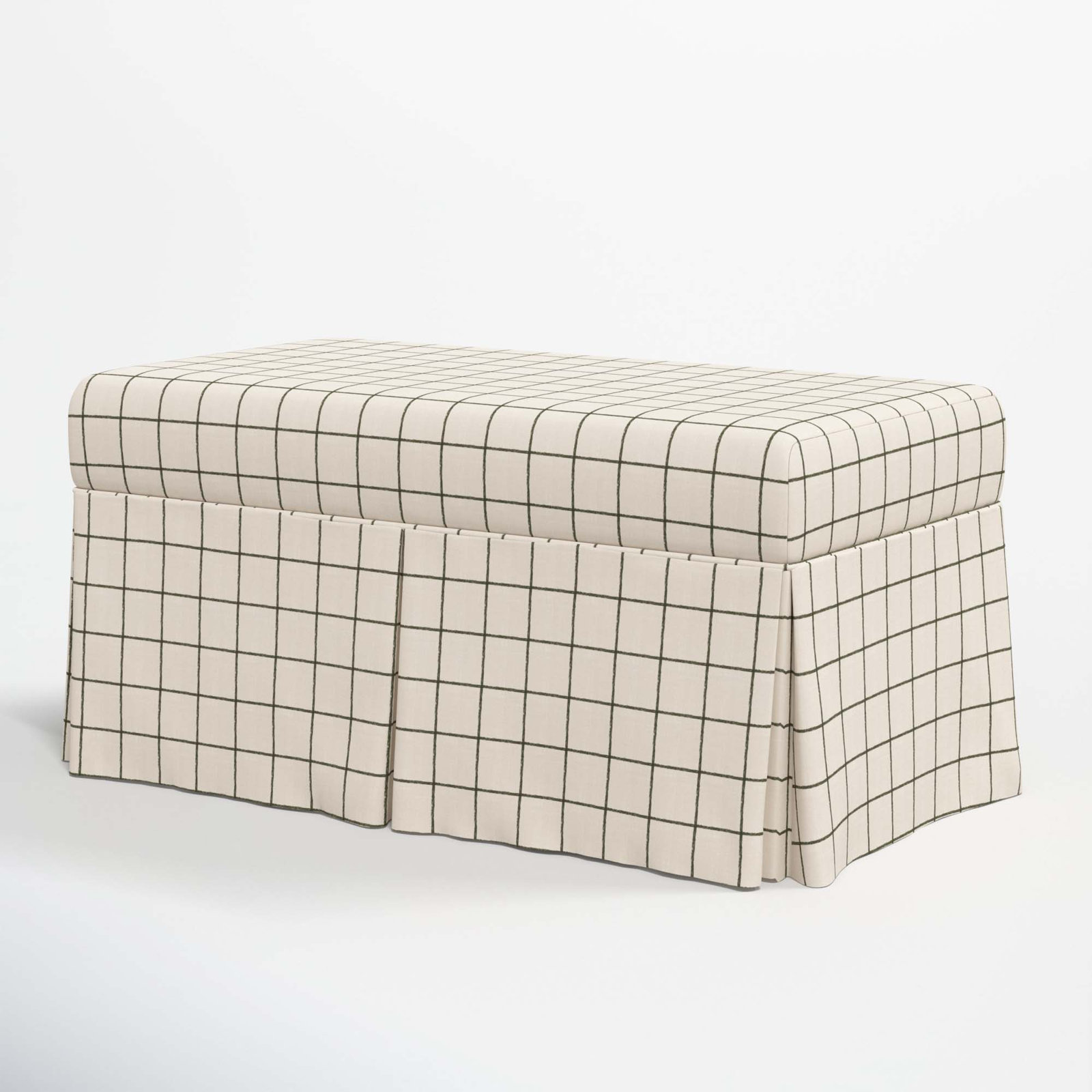 Chaplin Storage Bench, Line Tattersall Green