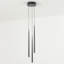 Jaciana 3-Light  Modern LED Chandelier Cylinder Black Pendant Kitchen Island Dimmable
