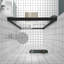 44 - 48" Adjustable Width Double Sliding Shower Door With & Tempered Glass, Mute System-121479083