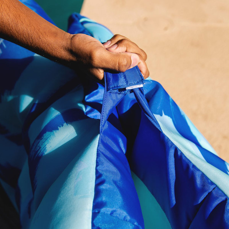 Big Joe Kona Adult Pool Float & Lounger, Paintbrush Blue