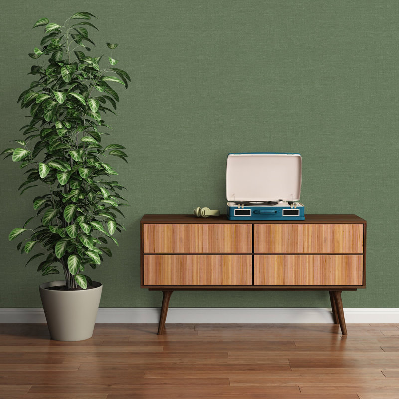 Rahnuma 10.05m x 53cm Matte Double Roll, Green