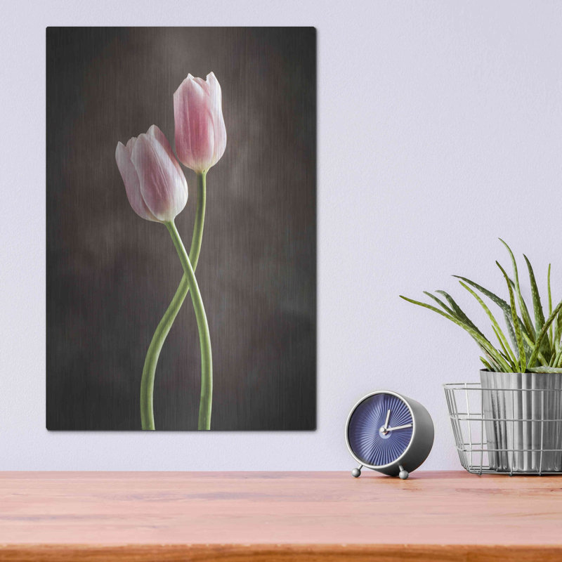 «Spring Tulips V» par Debra Van Swearingen, H 16 po x l 12 po
