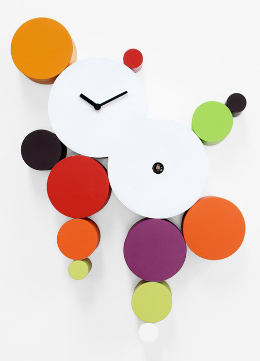 Eduardo Wood Wall Clock, Warm